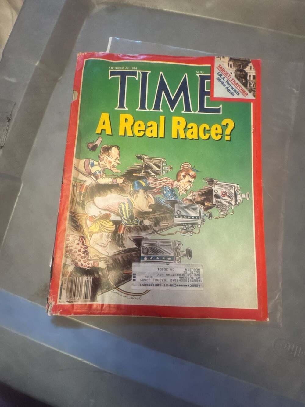 TIME Magazine October 22, 1984 - A Real Race? Election Issue